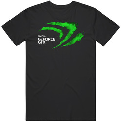 Td Nvidia 9d8jfdsf Retro Graphic Unisex Cotton Black T Shirt