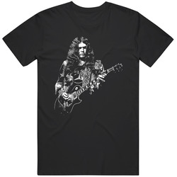 Garros Retro Graphic Unisex Cotton Black T Shirt