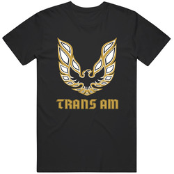 Transblack Retro Graphic Unisex Cotton Black T Shirt