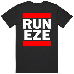 Run Eze Buenos Aires Argentina    Funny Graphic Patriotic Parody Black Retro Graphic Unisex Cotton Black T Shirt