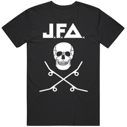 Jfa - Logo Pojp Retro Graphic Unisex Cotton Black T Shirt