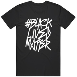 Black Lives Matter Cool Justice Protest Retro Graphic Unisex Cotton Black T Shirt