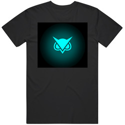 Vanos Gamer Youtuber Retro Graphic Unisex Cotton Black T Shirt