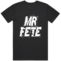 Mr Fete Retro Graphic Unisex Cotton Black T Shirt