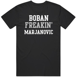Boban Marjanovic Freakin Favorite San Antonio Basketball Player Fan Retro Graphic Unisex Cotton Black T Shirt