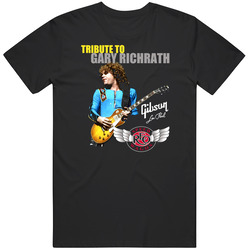 Gary Richrath Retro Graphic Unisex Cotton Black T Shirt