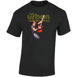 Keith Urban Ripcord World Tour 2016 #1 Retro Graphic Unisex Cotton Black T Shirt