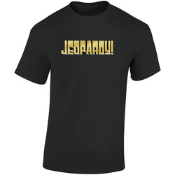 Jeopardy Retro Graphic Unisex Cotton Black T Shirt