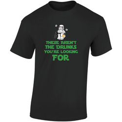 St. Patrick's Day, Starwars Irish Drunk Retro Graphic Unisex Cotton Black T Shirt