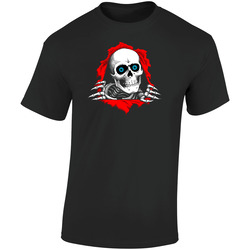 Wex Powell Difjf8f Retro Graphic Unisex Cotton Black T Shirt