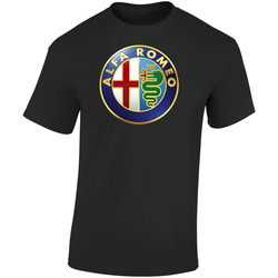 Chin Alfa 8djfjfd Retro Graphic Unisex Cotton Black T Shirt