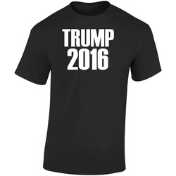 Trump 2016 Donald Trump President Republican Retro Graphic Unisex Cotton Black T Shirt