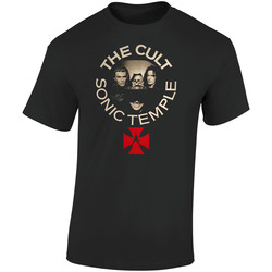 The Cult Sonic Temple Lover Rock Band Legend Black Standard T-Shirt Size S-5XL Retro Graphic Unisex Cotton Black T Shirt