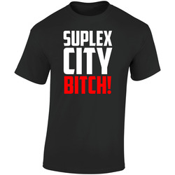 Suplex City Bitch Brock Retro Graphic Unisex Cotton Black T Shirt