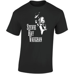Stevie Retro Graphic Unisex Cotton Black T Shirt