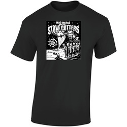 Mad Marge And The Stonecutters 2200x3000 Retro Graphic Unisex Cotton Black T Shirt