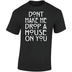 Monster House 3 Men's Black Retro Graphic Unisex Cotton Black T Shirt