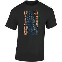 They Hate Us Cuz They Aint Us United States American Flag Grunge Parody Funny Retro Graphic Unisex Cotton Black T Shirt