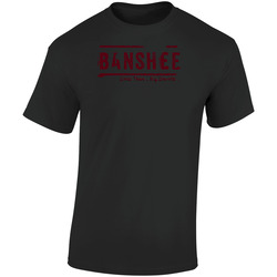 Banshee Retro Graphic Unisex Cotton Black T Shirt