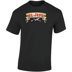 El Jefe Taco Cubanos Retro Graphic Unisex Cotton Black T Shirt
