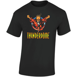Thunderdome Retro Graphic Unisex Cotton Black T Shirt