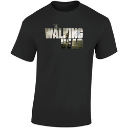 The Walking Dead 2 Retro Graphic Unisex Cotton Black T Shirt