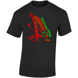 Quest 1 Retro Graphic Unisex Cotton Black T Shirt