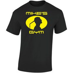 Mike Retro Graphic Unisex Cotton Black T Shirt