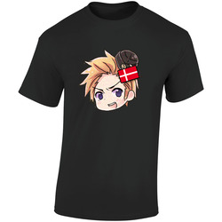Hetalia C06 Retro Graphic Unisex Cotton Black T Shirt