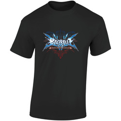 Blazblue 08b Retro Graphic Unisex Cotton Black T Shirt