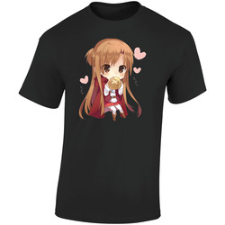 Sao 02b Retro Graphic Unisex Cotton Black T Shirt
