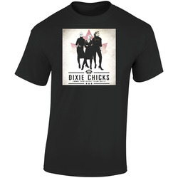 Dixie Chicks Long Time Gone Tour 2013 Retro Graphic Unisex Cotton Black T Shirt