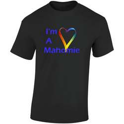 Austin Mahone I Am A Mahomie Black Retro Graphic Unisex Cotton Black T Shirt