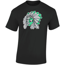 J4glowceo Retro Graphic Unisex Cotton Black T Shirt