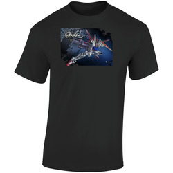 Gundam Seed Anime Retro Graphic Unisex Cotton Black T Shirt