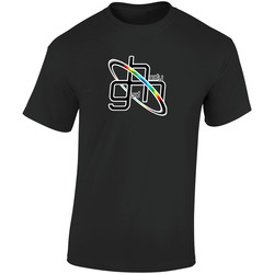 New Black Jumbo Logo Retro Graphic Unisex Cotton Black T Shirt