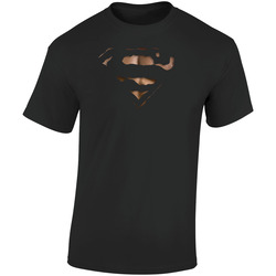 Smallville Clark Kent Logo Tee Retro Graphic Unisex Cotton Black T Shirt