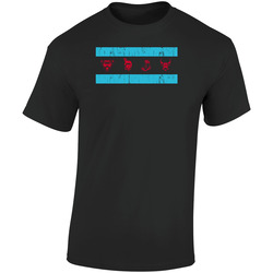 Bears, Blackhawks, Sox, Bulls Retro Graphic Unisex Cotton Black T Shirt