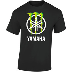 Yme Retro Graphic Unisex Cotton Black T Shirt
