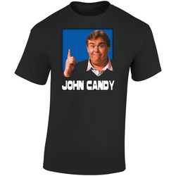 John Candy Movie Star Actor Retro Graphic Unisex Cotton Black T Shirt
