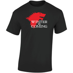 House Of Stark Retro Graphic Unisex Cotton Black T Shirt