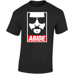 New Big Lebowski El Duderino Movie Retro Graphic Unisex Cotton Black T Shirt