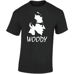 Woody Allen Movie Director Retro Graphic Unisex Cotton Black T Shirt