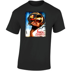 Fear And Loathing In Las Vegas Retro Graphic Unisex Cotton Black T Shirt