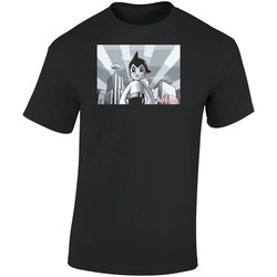 Astro Boy Anime Manga Robot Super Boy Retro Graphic Unisex Cotton Black T Shirt