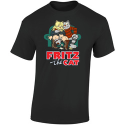Fritz The Cat Movie Retro Graphic Unisex Cotton Black T Shirt