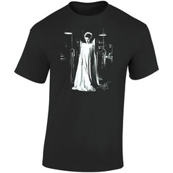 Bride Of Frankenstein Monster Horror Retro Graphic Unisex Cotton Black T Shirt