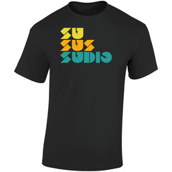 Sussudio 80s Pop Collins Su Sus Studio Retro Graphic Unisex Cotton Black T Shirt