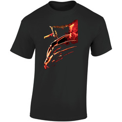 Nightmare On Elm Street Freddy Krueger Movie Retro Graphic Unisex Cotton Black T Shirt
