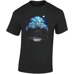 Fright Night Horror Cult Film Movie Retro Graphic Unisex Cotton Black T Shirt